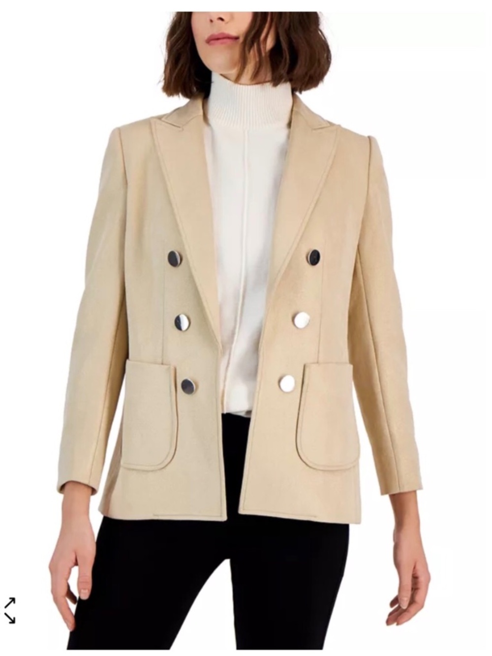 Like NEW Anne Klein Scuba Suede Jacket